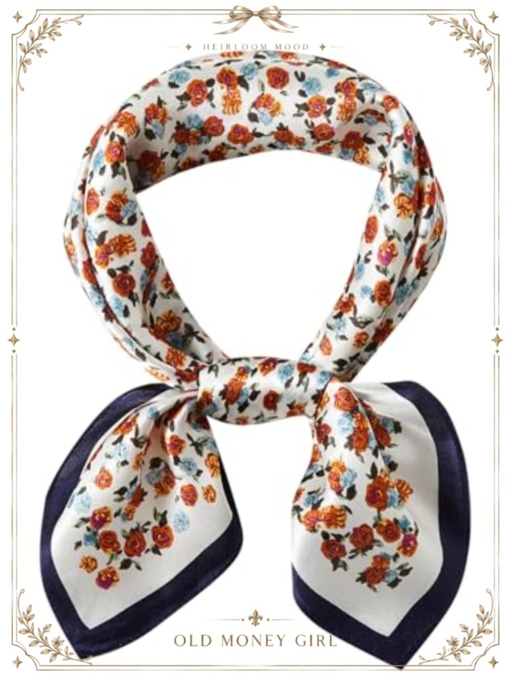 100% Mulberry Silk Neck Scarf 21x21 Small Square Scarf Gift Packed
